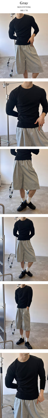 [Unisex] Bermuda sweat pants(2color)