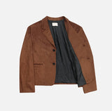 Moven Suede Crop Blazer