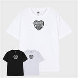 Free Mind Text Logo Heart T-Shirt (3color)