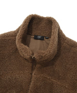 Women’s Sherpa Zip-Up Jacket Brown