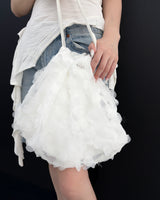 レースストラップバッグ (white)