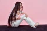 ROSE HALTER BLOUSE [WHITE]