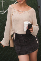 Soft Knit Lazy Tip Up Top - 3 colours