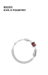 KVK FOURTRY 21S Edition Ruby Venom Knot Bracelet 