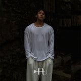 [HFORUS MADE]Forus U - ネックロングスリーブス イン ホワイト