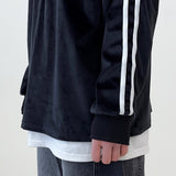 Velvet Track Round Long Sleeve T-shirt