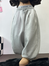 スウェットバルーンバックポイントロングパンツ🤎🖤🩶3COLOR