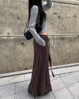 マキシレイヤードスカート