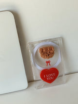 l LOVE YOU クッキードッグマグセーフカードウォレット