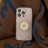 [Mademoment] yellow button smart tok