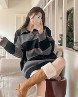 Denim Kara Stripe Knit