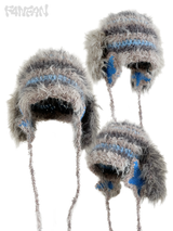 Handmade Crochet Cozy Puppy Ear Hat & Star Ear Warmers