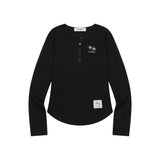 アリーナ ボタン ロングスリーブ Tシャツ(4COLOR)
