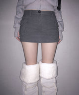 winty woolen skpt (3colors)