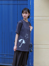 Rainy T-shirt - Deep navy