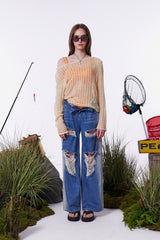 SUMMER NET KNIT [IVORY]
