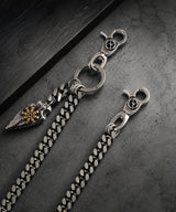 NC-402 Antique Flat Surgical Steel Curve Chain
