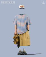 [SEMADE] Cargo Bermuda Half Pants