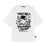 ヴィンテージコラージュオーバーフィット半袖Tシャツ_WHITE