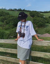 ティアリベットダブルニーバミューダパンツ