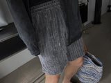 ASCLO ベロアショートパンツ (3color)