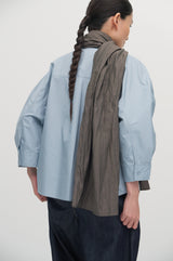 Pleats linear scarf_2colors