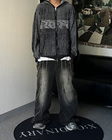 SH Rup Knit Hood Zip-up (2C)