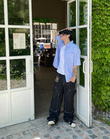 No.0777 hb カーペンターデニムパンツ