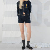 MINI SHORTS (NAVY)