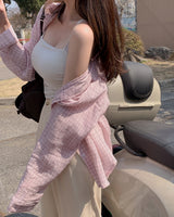 Tani Over-Fit Checkered Shirt