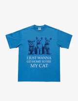 My House Cat Tee - Blue