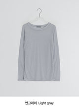 ギルモヒレイヤードUネック長袖Tシャツ