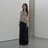カウルドレープ2WAYトップ (WARM GRAY)