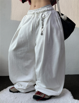 KEY RING BACK-FRONT PINTUCK BALLOON PANTS 🤎🩶🤍🖤4COLOR