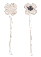 Clover Ruffle Beanie - Light Grey
