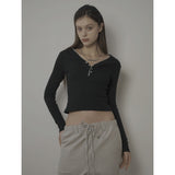 DAISY TOP-BLACK