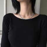 Colorful Seed Beads Minimal Necklace