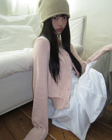 Lua Cashmere Knit Round Cardigan
