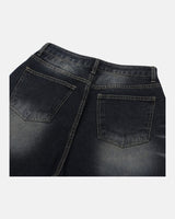 (UNISEX) Stone Domingo Wide Jeans