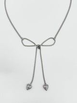 chain ribbon necklace