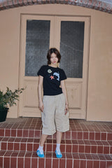 26SS★ Dolphin Pop Crop Short Sleeve Tee