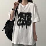ミーンスプレイオーバーフィットショートスリーブTシャツ