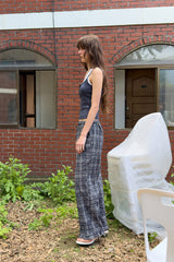 HENLEY BUTTON CAMISOLE - NAVY