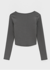 [MADE] Cain Golji Rounding U-neck Long Sleeve T-shirt