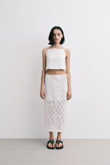 rose top (white)