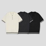 LMN Teico V-Neck Muscle Cara Short-Sleeved Knitwear (3 colors)