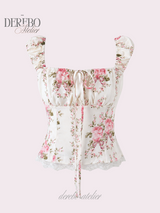 Flora Lace Bustier Blouse