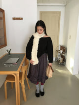 Movi Fluffy Fine Wool Muffler (4 Colors)