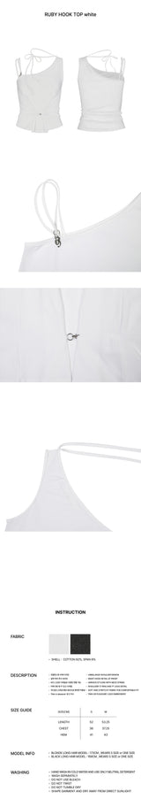 RUBY HOOK TOP white