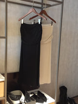 Jelly Shirring Long Skirt